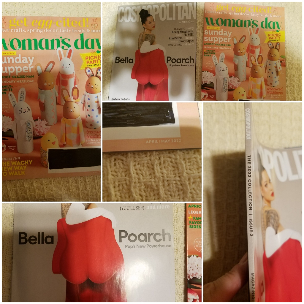 Two Magazines 1 Cosmopolitan Magazine Issue2 20221 Womens Day Magazine
